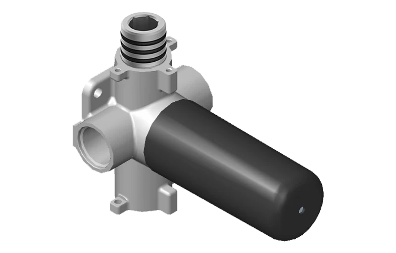 Rough-In Valve 2 Way Diverter Volume Control with Off Function & Pass Through 3/4 Inch - Frankwebs
