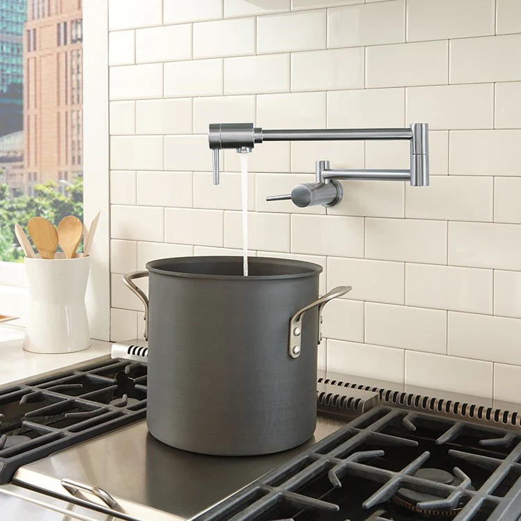 Contemporary Wall-Mount Pot Filler - Frankwebs
