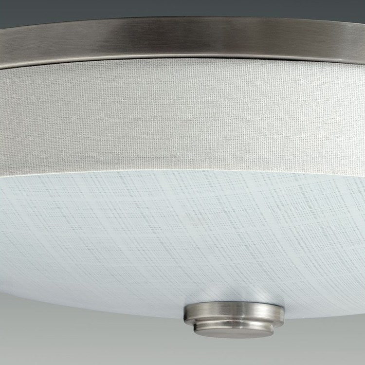 Weaver Three-Light LED Flush Mount Ceiling Light with AC LED Module - Frankwebs