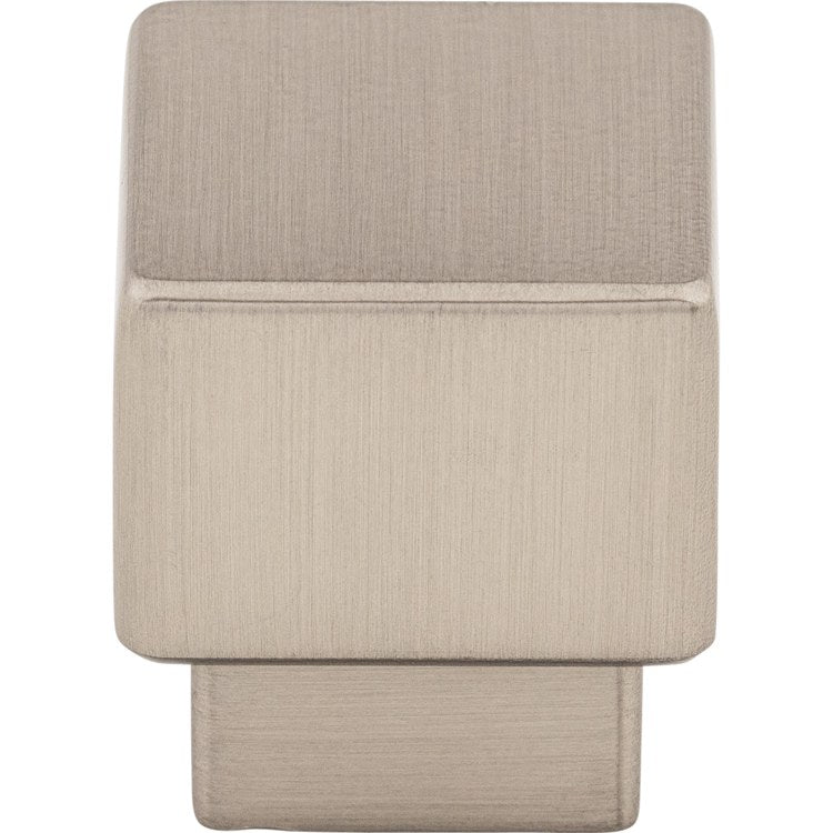 Knob Sanctuary Tapered Square Ash Gray Zinc Alloy 1 Inch 1-1/8 Inch - Frankwebs