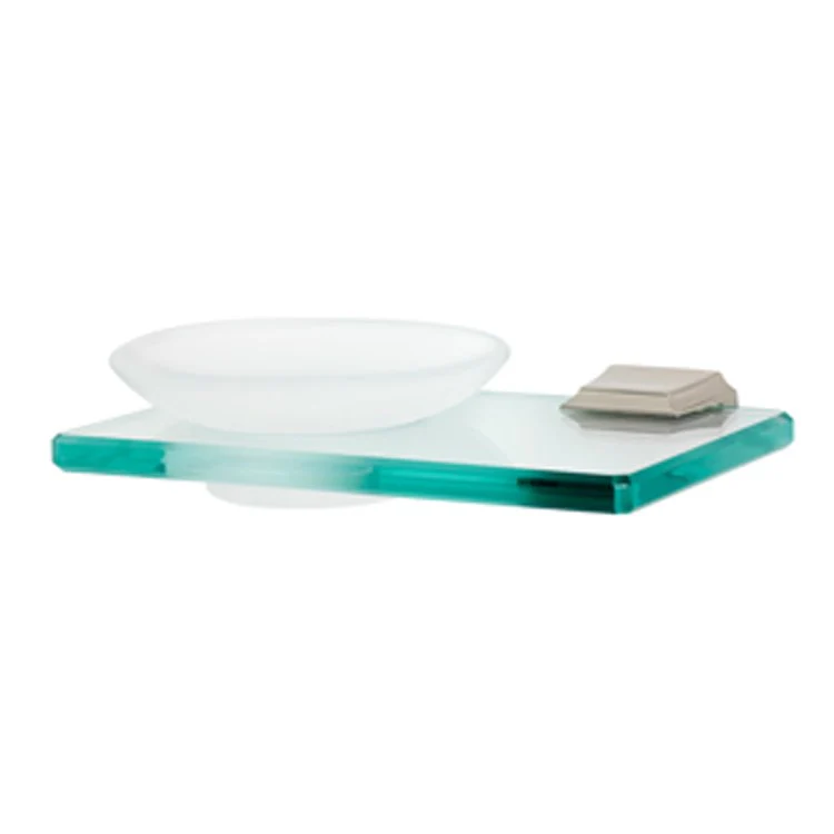 Soap Dish Geometric Bath Unlacquered Brass Concealed Wall Mount 4-5/8 x 6-3/4 Inch - Frankwebs
