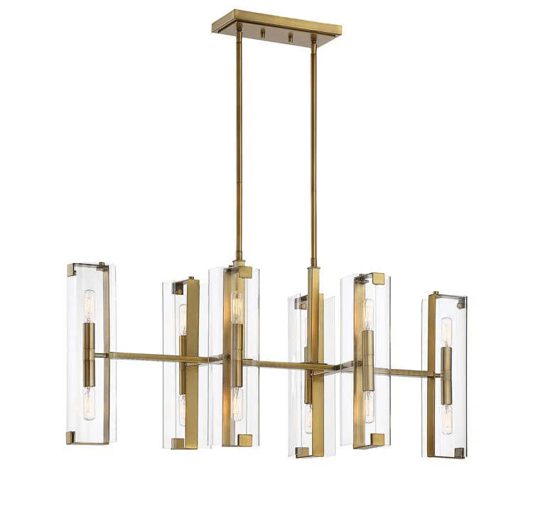 Winfield Twelve-Light Linear Chandelier - Frankwebs