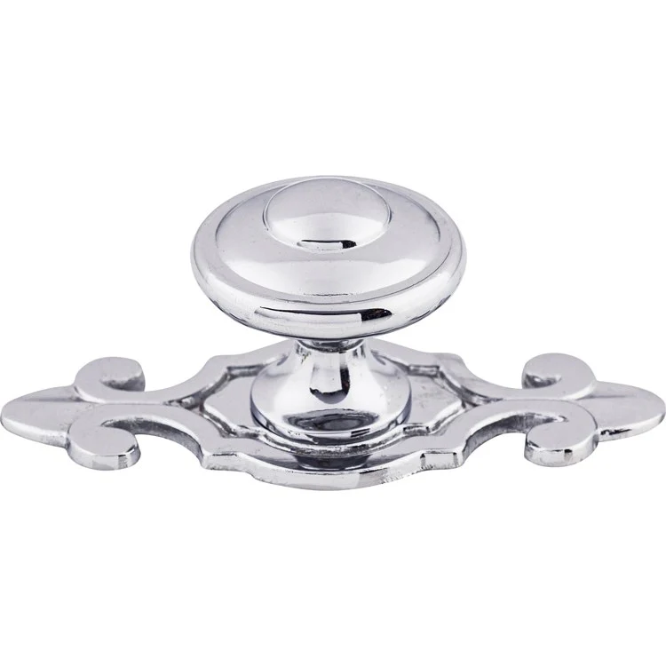 Knob Britannia Canterbury Round Polished Chrome Zinc Alloy 1-1/4 x 1-1/4 x 1-1/4 Inch 1-1/4 Inch - Frankwebs