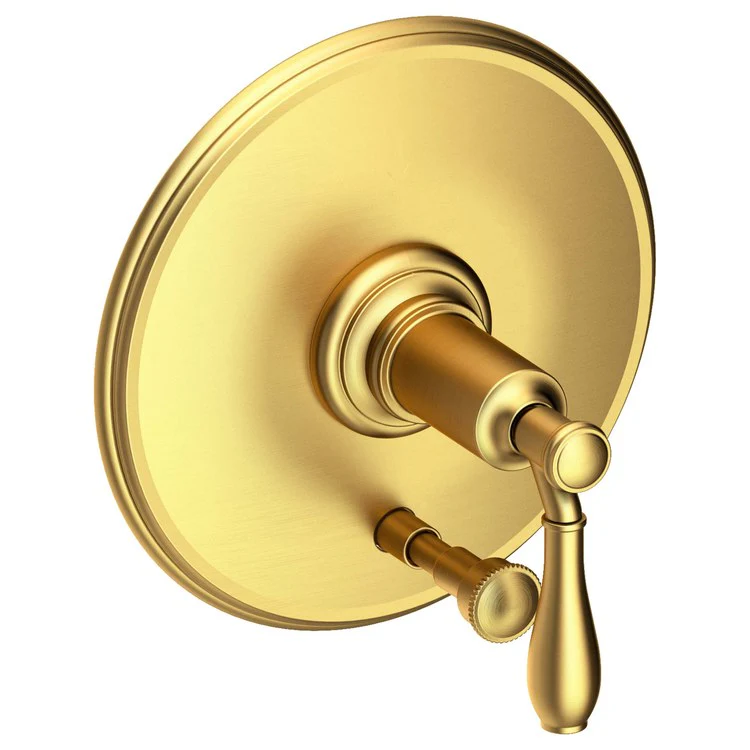 Ithaca Pressure Balance Tub/Shower Valve Trim Only with Lever Handle - Antique Brass - Frankwebs