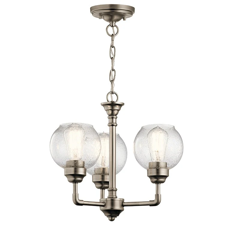 Niles Three-Light Chandelier/Semi-Flush Mount Ceiling Fixture - Frankwebs
