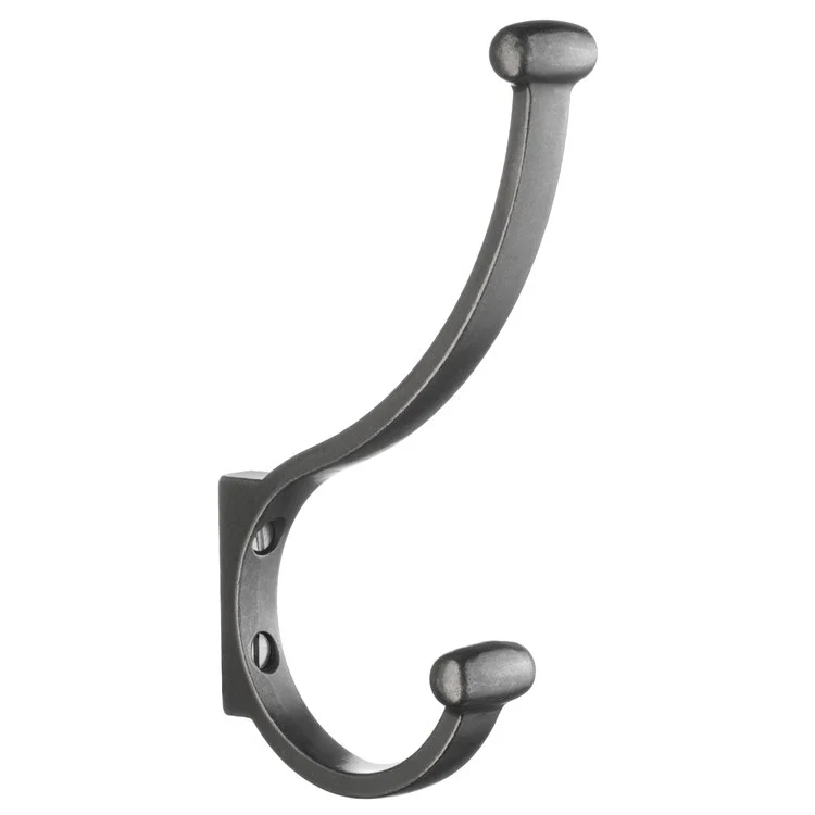 Coat Hook Single Platinum 6 Inch 3 Inch Wall Mount Brass - Frankwebs