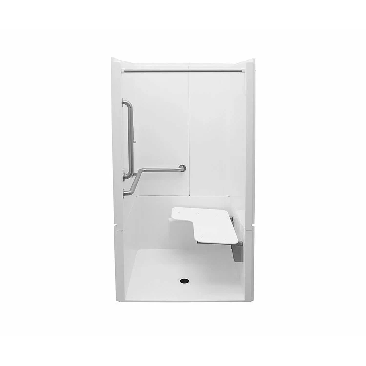 Shower MXQSI-3637-BF 0.625 Inch RRF Alcove 3 Piece White 42 x 38 Inch AcrylX Left Valve Wall Right Hand Seat 42-1/4 Inch - Frankwebs
