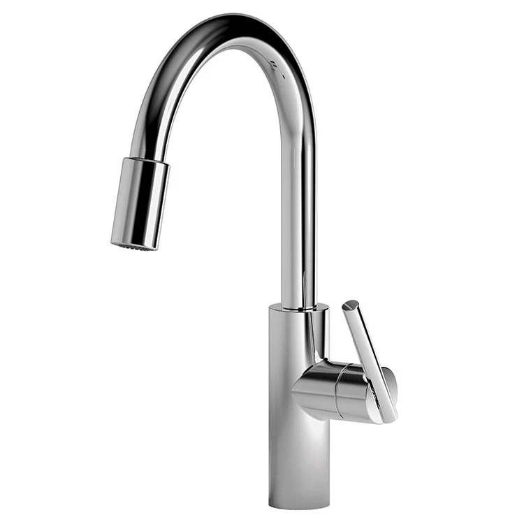 East Linear Single Handle Pull Down Kitchen Faucet - Frankwebs