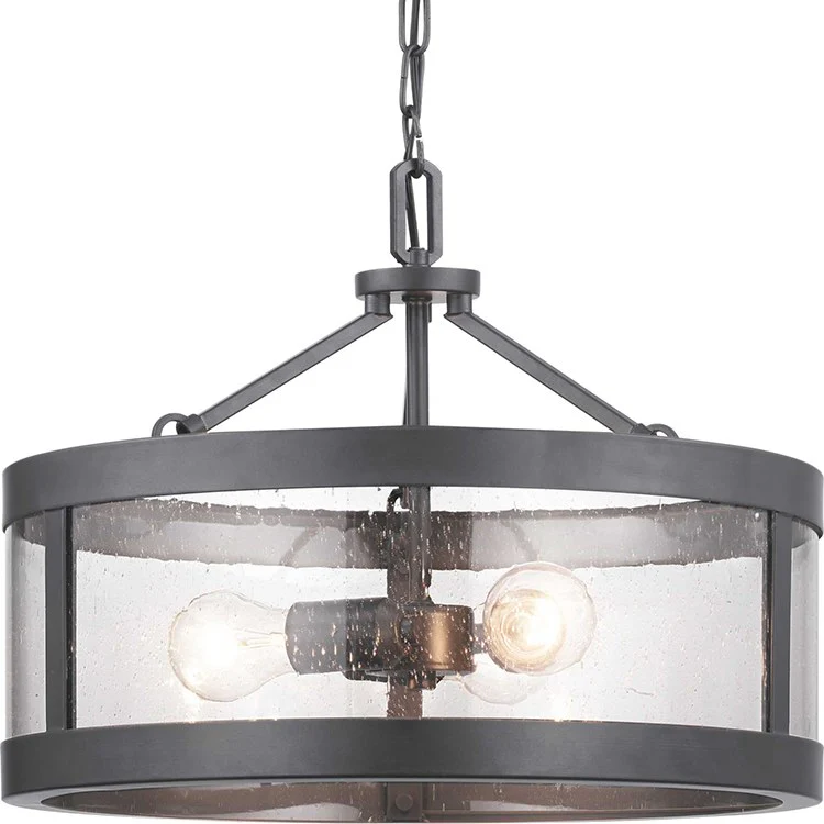 Gresham Three-Light Convertible Semi-Flush Mount Ceiling Fixture/Pendant - Frankwebs
