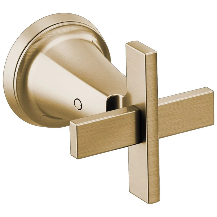 Handle Kit Levoir Zinc 2 Cross Brilliance Luxe Gold ADA for Widespread Faucet 2-13/16 Inch - Frankwebs