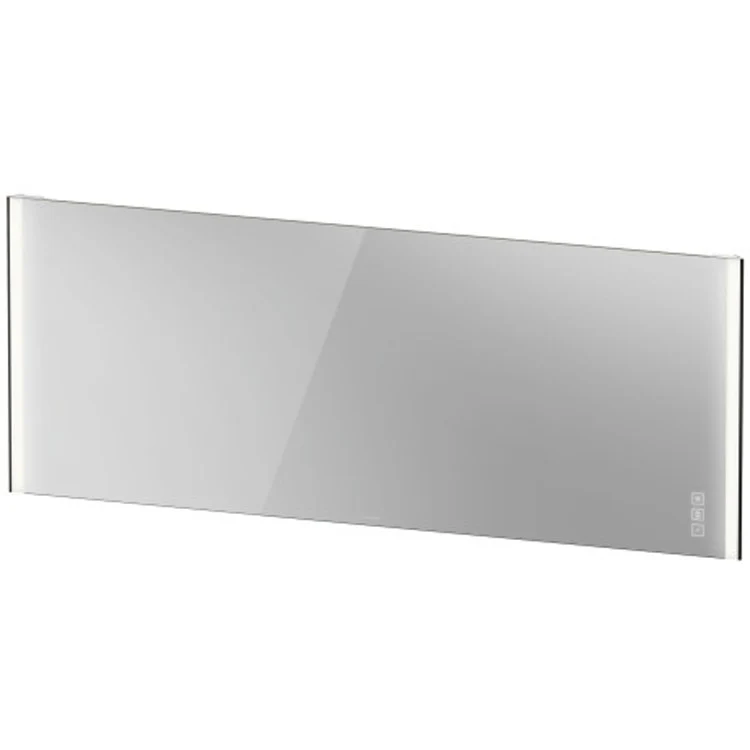 Mirror XViu 31-1/2 x 79-1/2 Inch Champagne Matte with Lighting Rectangle - Frankwebs