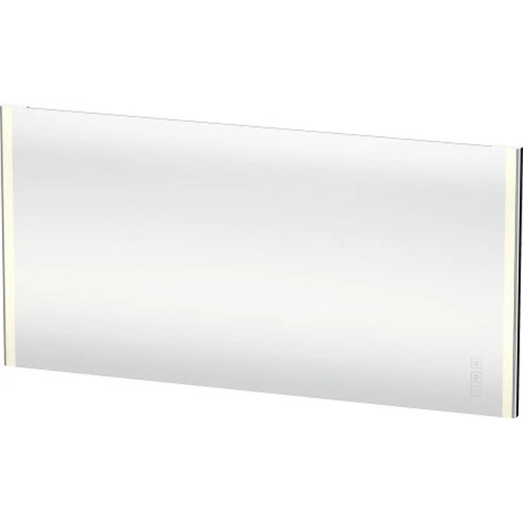 Mirror XSquare 31-1/2 x 63 Inch Chrome with Lighting Rectangle - Frankwebs