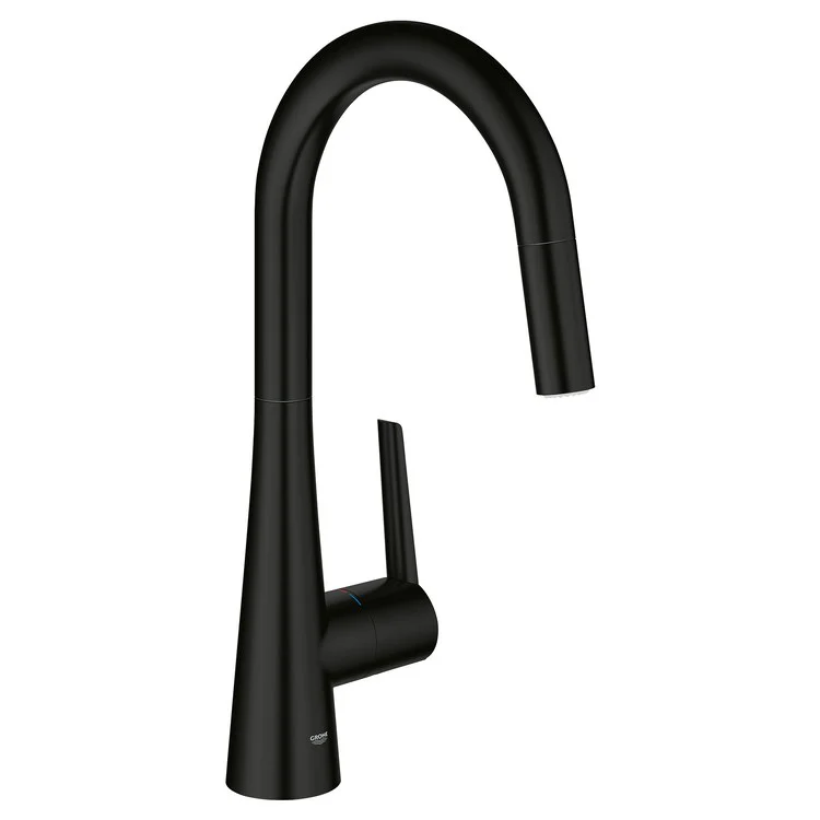 Zedra/Ladylux Single Handle Pull-Down Kitchen Faucet with Dual-Function Spray Head - Frankwebs