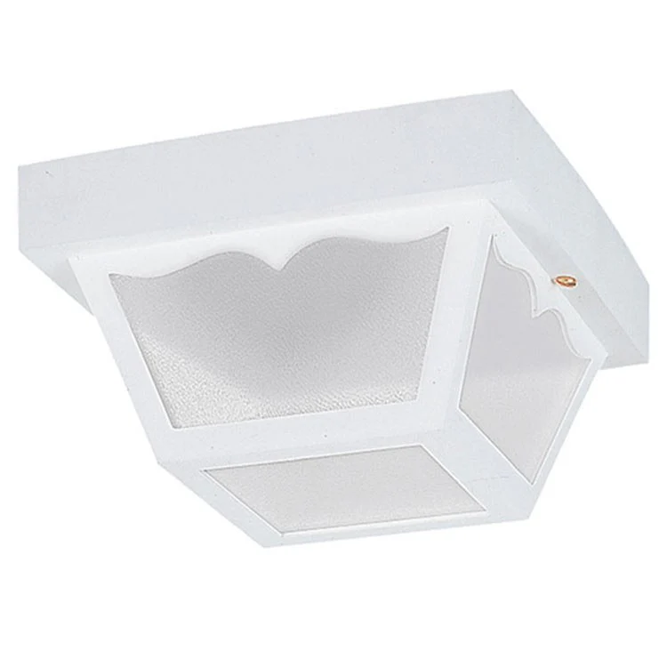 Single-Light Outdoor Flush Mount Ceiling Fixture - Frankwebs
