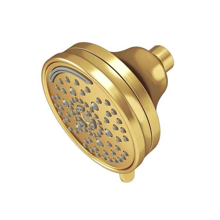 Showerhead HydroMersion Technology 7 Functions Polished Chrome 4 Inch 1.5 Gallons per Minute Round - Frankwebs