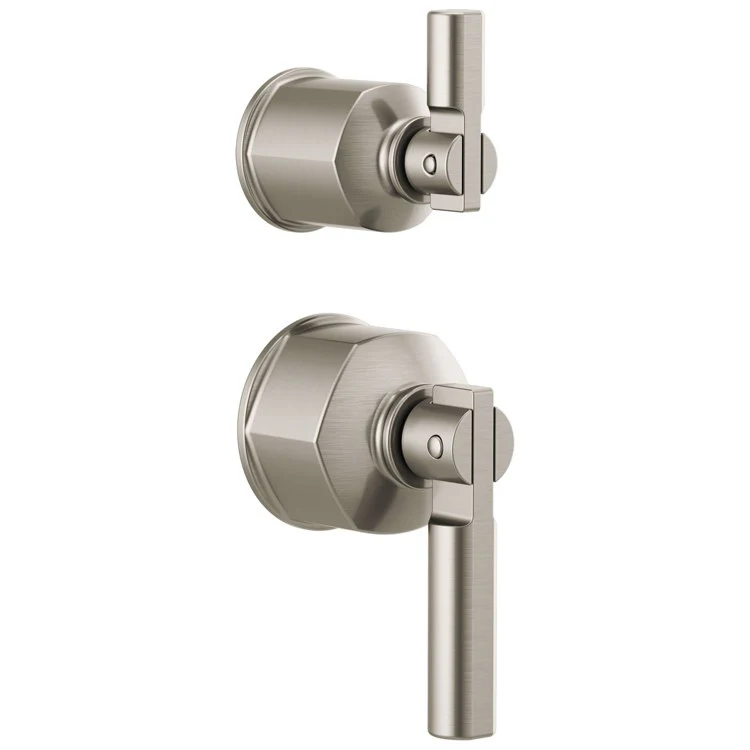 Handle Kit Invari Zinc 2 Lever Brilliance Luxe Gold for Pressure Balance Valve with Integrated Diverter Trim 2-1/4 Inch - Frankwebs