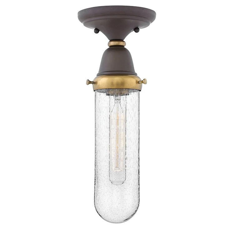 Academy Single-Light Flush Mount Ceiling Light - Frankwebs