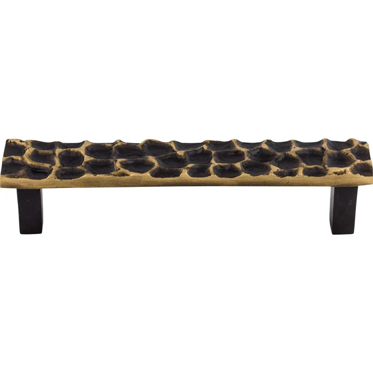 Pull Cobblestone for Decorative Hardware Coal Black Brass 5-1/16 Inch - Frankwebs