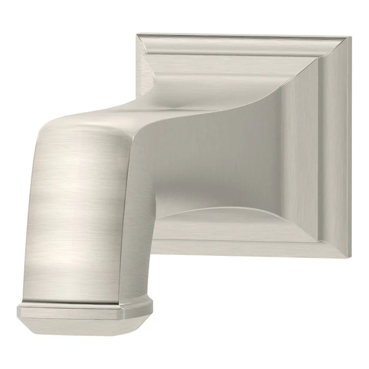 Tub Spout Oxford Non-Diverter Satin Nickel 6-1/2 Inch 4.5 Gallons per Minute Brass - Frankwebs