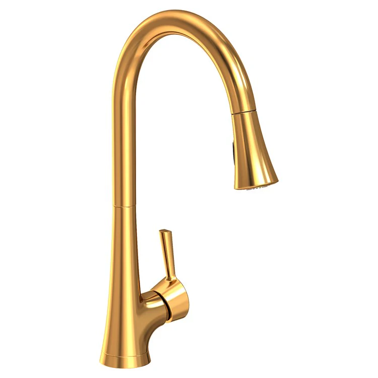 Kitchen Faucet Vespera 1 Lever ADA Matte White Pull Down Spout Height 10 Inch 1.8 Gallons per Minute - Frankwebs