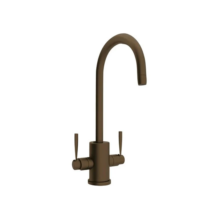 Bar Faucet Holborn Round Body 2 Lever CEC Satin English Gold 1.8 Gallons per Minute - Frankwebs
