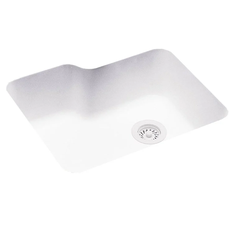 Sink Bowl Single Bowl Undermount 22 x 15 Inch Tahiti White 8 Inch - Frankwebs