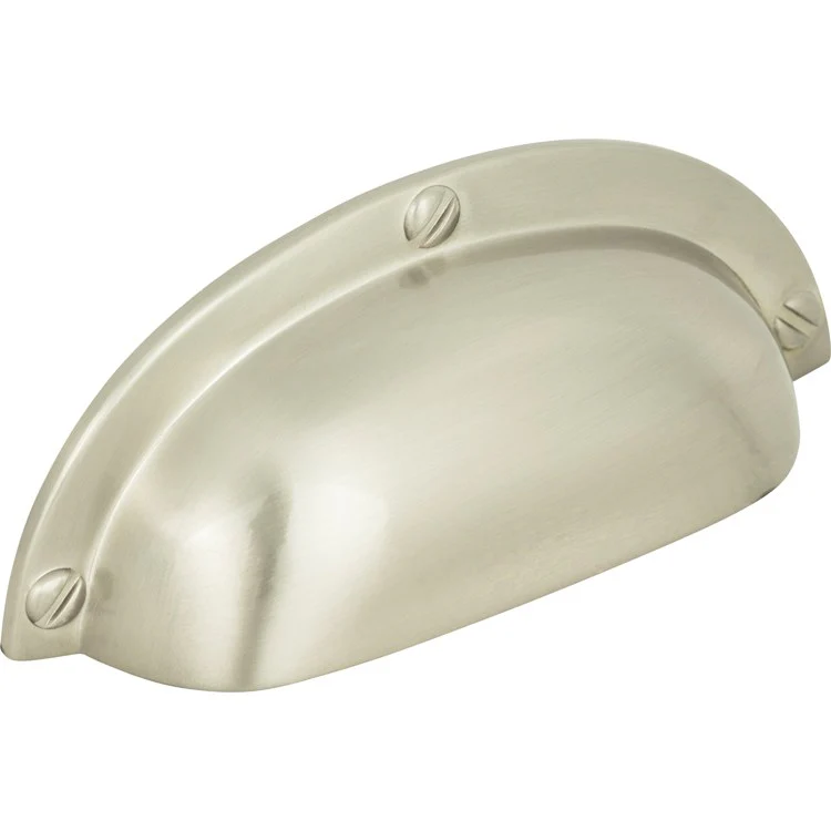 Drawer Pull Atlas Successi Cup Brushed Nickel Zinc Alloy 2-1/2 Inch 3-3/4 Inch - Frankwebs