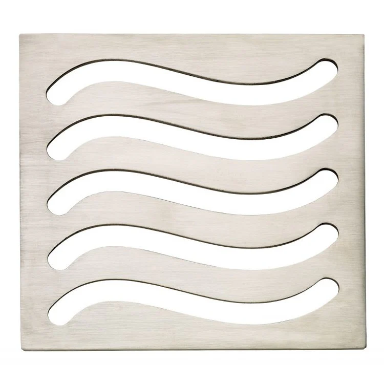 Drain Grid StyleDrain Wave Trim Only 5-1/4 Inch Polished Nickel Brass for 9177 9177-BFA 9177/BFP 9178/9178-UG-2 - Frankwebs