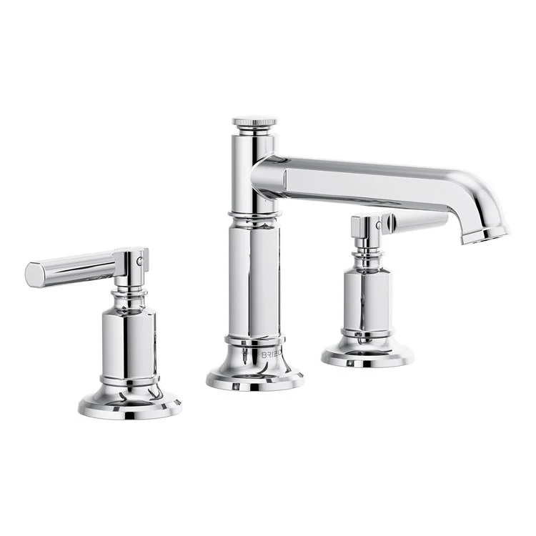 Lavatory Faucet Invari Widespread 6-16 Inch Spread Less Handle ADA WaterSense Brilliance Luxe Gold 1.2 Gallons per Minute Column Spout - Frankwebs