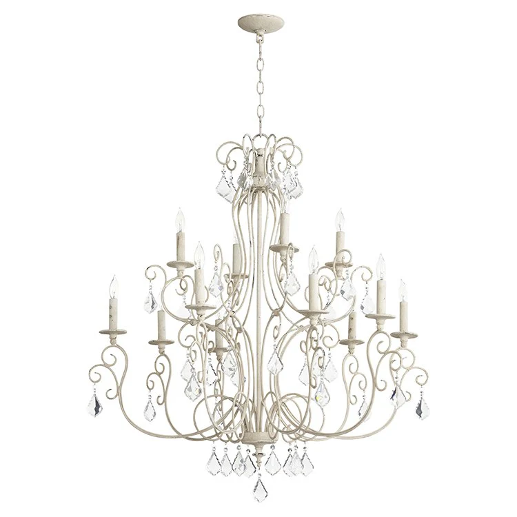 Ariel Twelve-Light Two-Tier Chandelier - Frankwebs