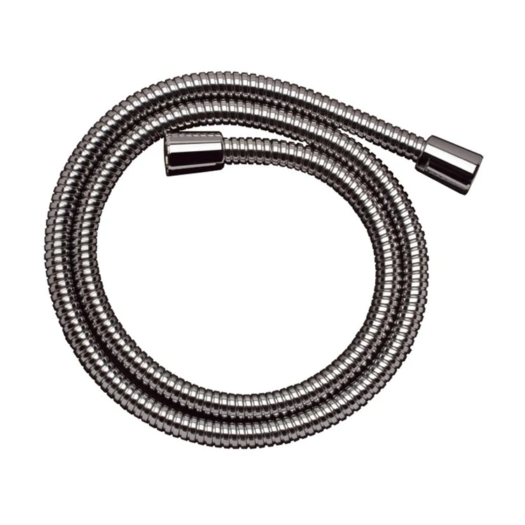 Handshower Hose No Kink with Pivot Connector 49-1/4 Inch Brushed Black Chrome 1/2 Inch NPT Metal - Frankwebs