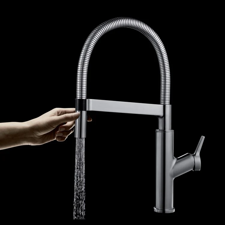 Kitchen Faucet Solenta Senso Semi-Pro 1 Lever CALGreen Polished Chrome 1.5 Gallons per Minute - Frankwebs