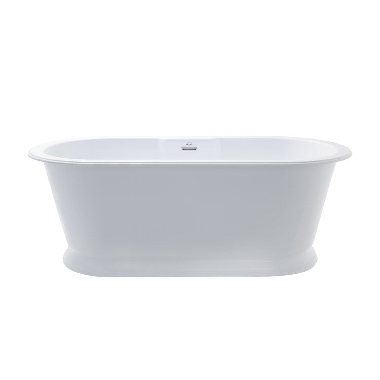 Air Tub Metro Collection Chateau Freestanding Almond Oval Hydroluxe SS 66 x 32 x 24 Inch - Frankwebs