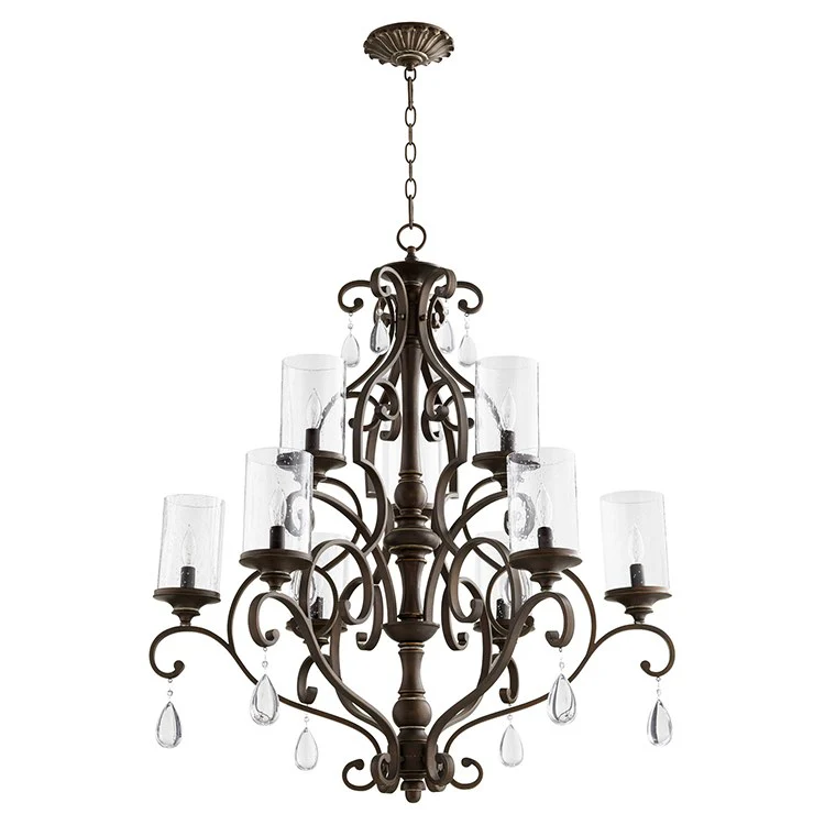 San Miguel Nine-Light Two-Tier Chandelier - Frankwebs