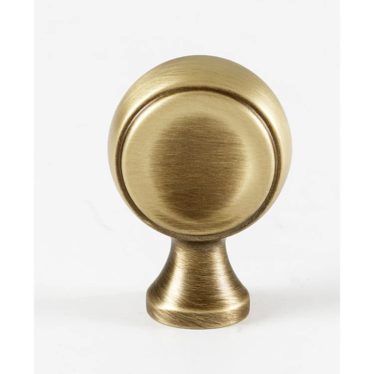 Knob Royale Round Satin Nickel Brass 7/8 Inch 1-1/8 Inch 1/2 Inch - Frankwebs