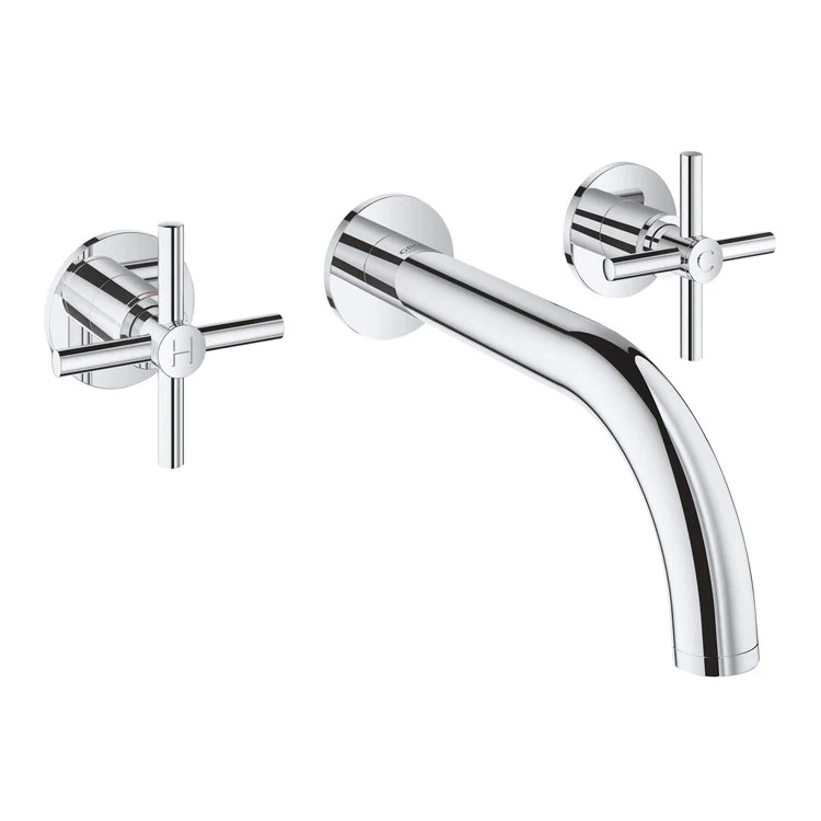 Atrio Cross Handle Set with H and C Caps for Kitchen/Bar/Bathroom Sink Faucets - Frankwebs