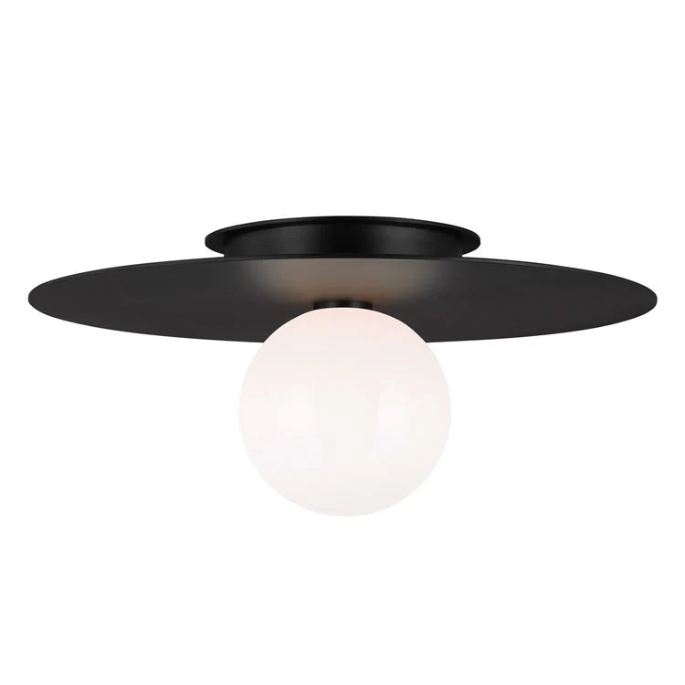 Nodes Single-Light Large Flush Mount Ceiling Fixture by Kelly - Frankwebs