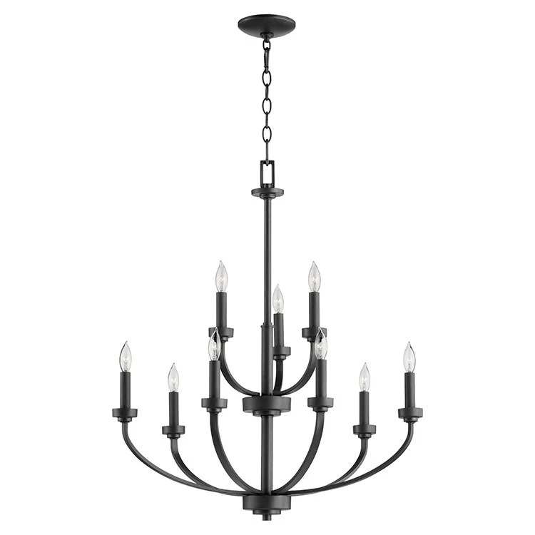 Reyes Nine-Light Two-Tier Chandelier - Frankwebs