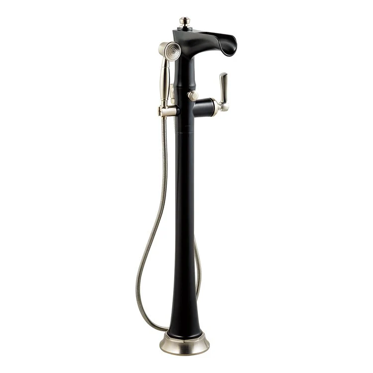 Rook Single Handle Freestanding Tub Filler with Handshower - Frankwebs