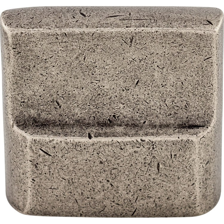 Knob Aspen Flat Sided Silicon Bronze Light Bronze 1-3/8 x 5/8 x 1-4/9 Inch 1-4/9 Inch - Frankwebs