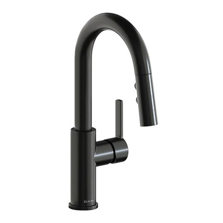 Bar Faucet Avado Deck Mount 1 Lever ADA Matte Black Spout Type Pull Down - Frankwebs