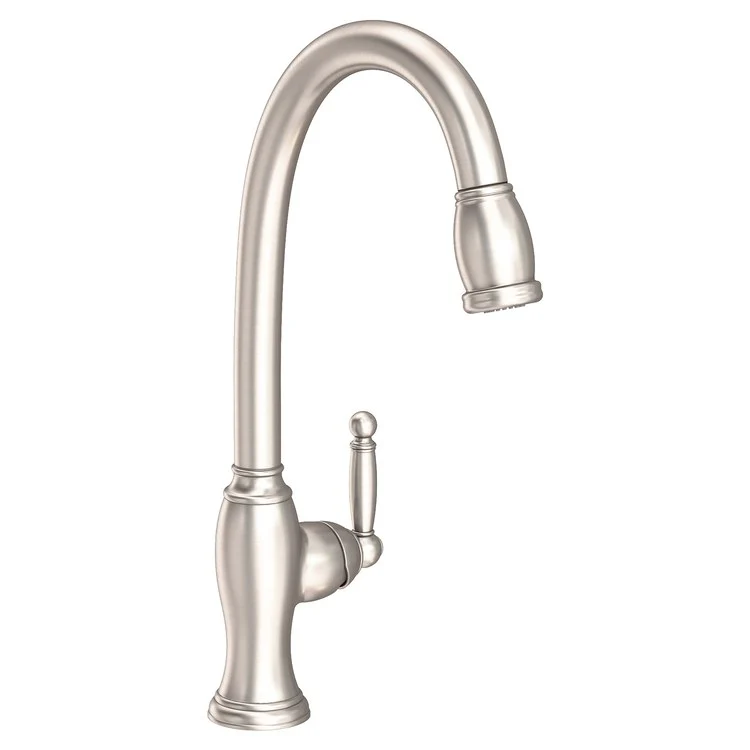 Kitchen Faucet Nadya 1 Lever ADA Matte White Pull Down Spout Height 11-3/4 Inch 1.8 Gallons per Minute - Frankwebs