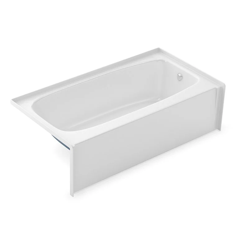 Tub 54 x 29 x 16 Inch Right Drain Outlet White AcrylX Rectangle 33 Gallons - Frankwebs