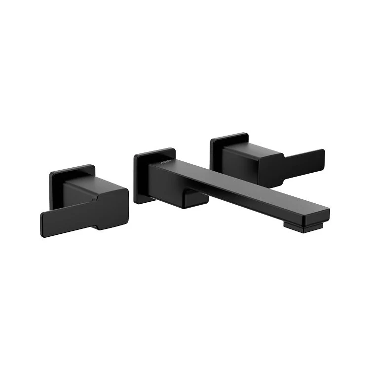 Lavatory Trim 90 Degree Wall Mount 2 Lever Matte Black ADA 8-1/4 Inch Reach - Frankwebs