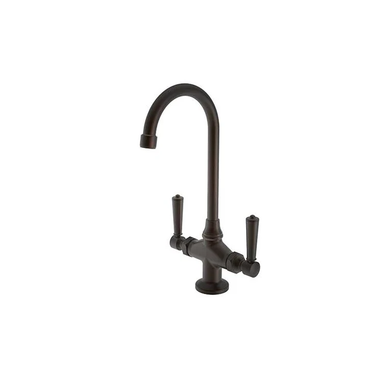 Bar Faucet Metropole 2 Lever ADA English Bronze Spout Height 10 Inch - Frankwebs