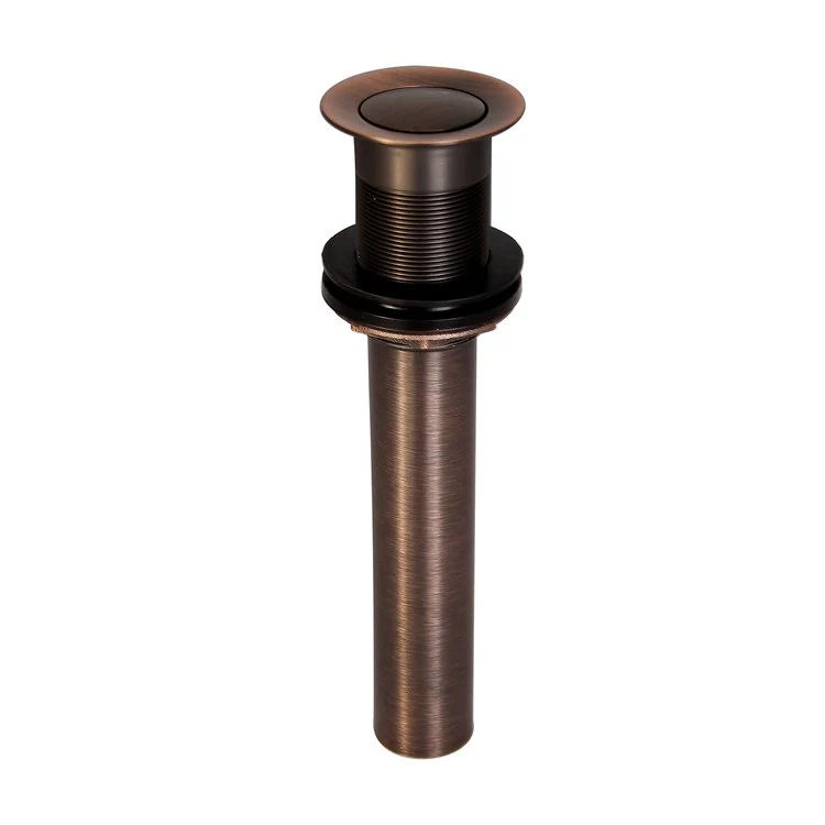 Pop-Up Drain 11 x 9 x 6 Inch Matte Black Brass for Sinks with 1-1/2 Inch Maximum Thickness - Frankwebs