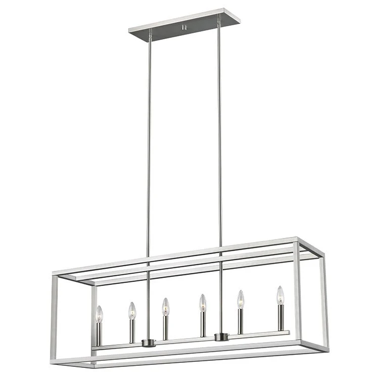 Moffet Street Six-Light LED Linear Pendant - Frankwebs