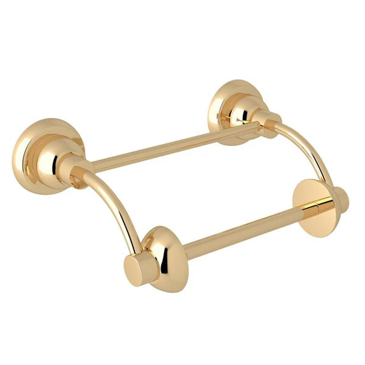 Toilet Paper Holder Holborn Pivot Bar Satin Nickel Brass 6.25 Inch 4 Inch Wall Mount - Frankwebs