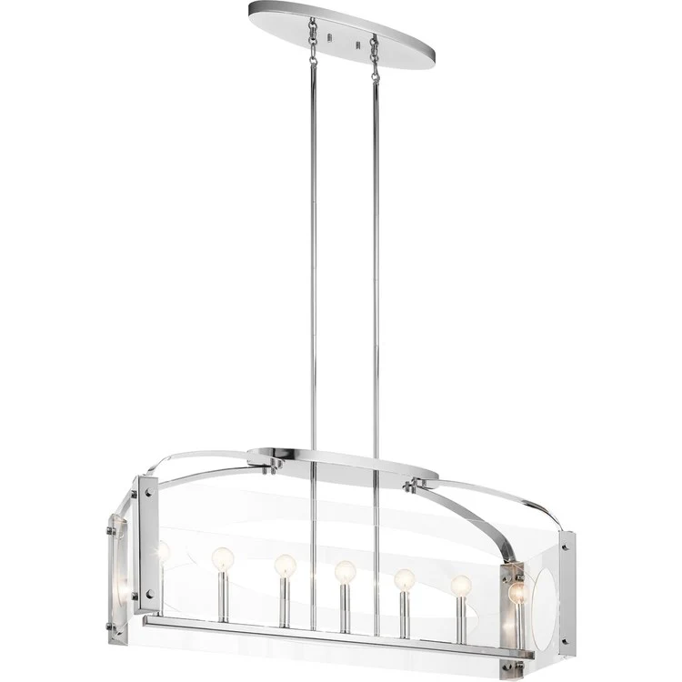 Pytel Seven-Light Linear Chandelier - Frankwebs