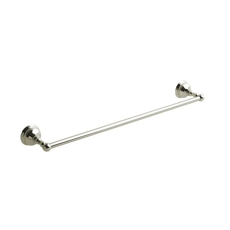 Towel Bar Retro 24 Inch Brushed Nickel Zinc 4-1/8 Inch - Frankwebs